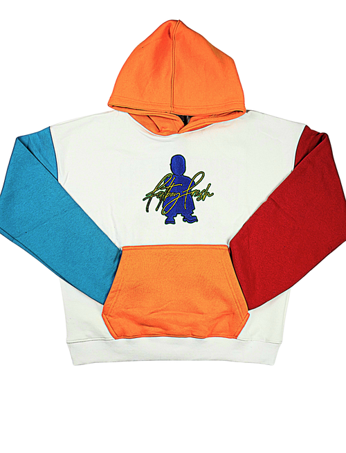 BlueBlocker Collection Hoodie (WHITE and MUSTARD)