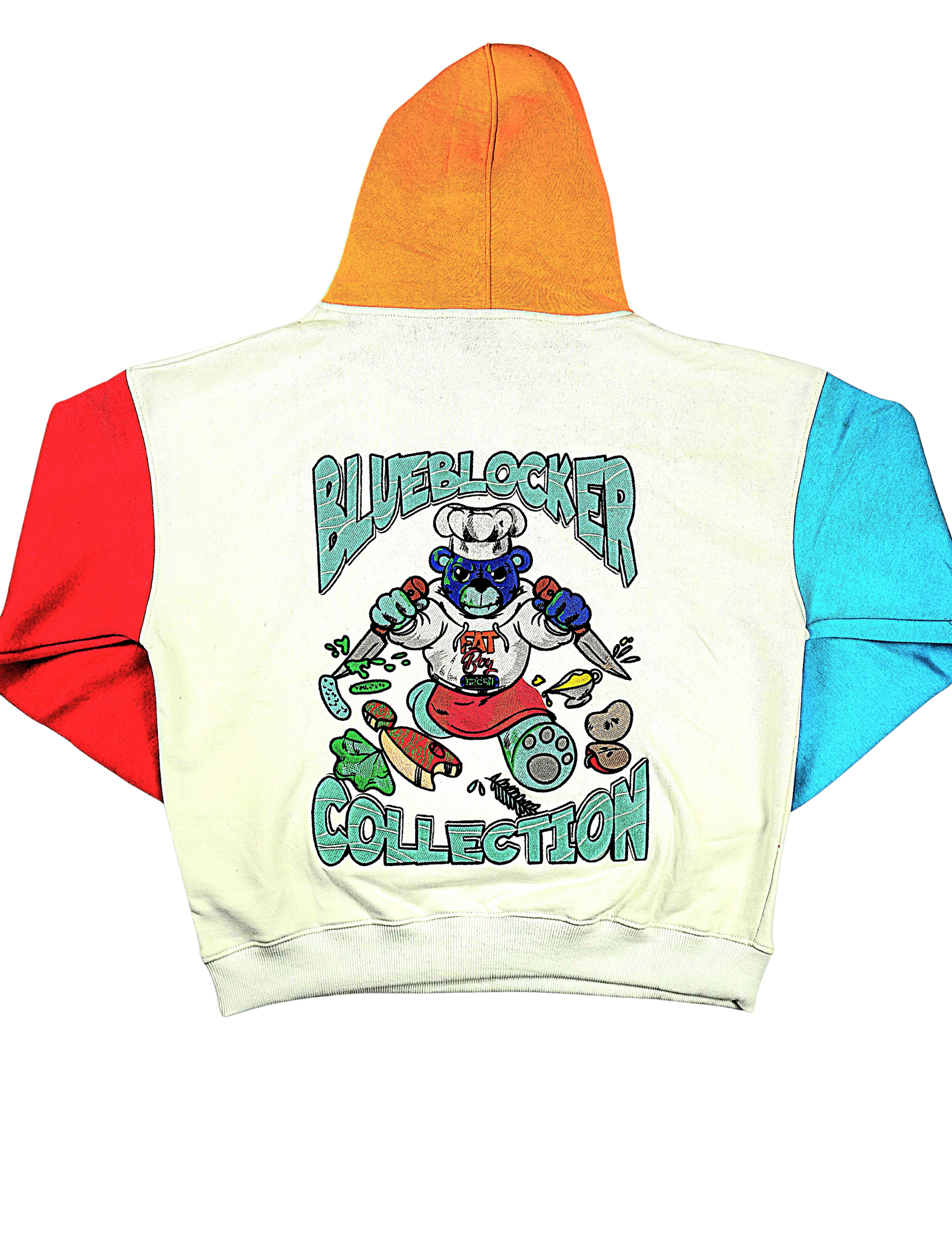 BlueBlocker Collection Hoodie (WHITE and MUSTARD)